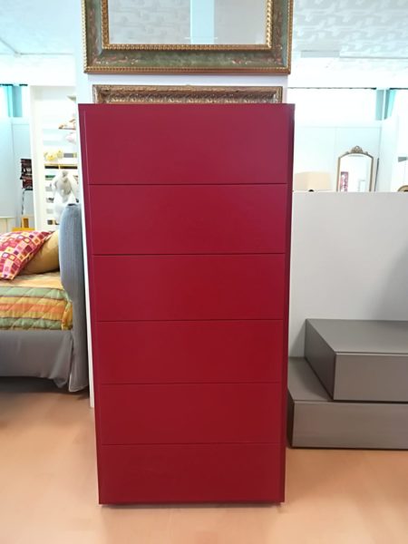 Settimino rosso laccato